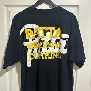 Patta Men’s T-Shirt Streetwear Black Gold XXL KITh Supreme